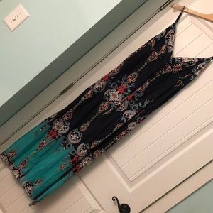 Xhilaration maxi dress, sz L